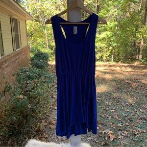 True Light Blue Ruffle Dress